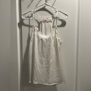 Pink Lily Ivory Textured Top